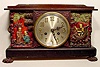 Ingraham "Chinese" wooden mantle clock