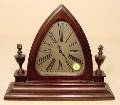 Waltham wood cased table clock: — Antique Clocks Price Guide