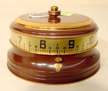 Tape clock: marked Made in U.S.A., — Antique Clocks Price Guide