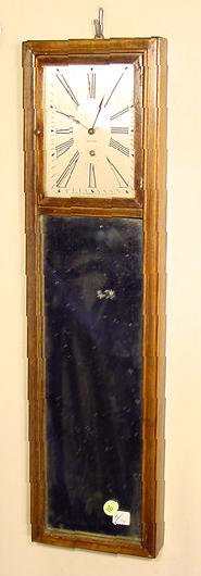 Ansonia hanging mirror clock: original finish. — Antique Clocks Price Guide