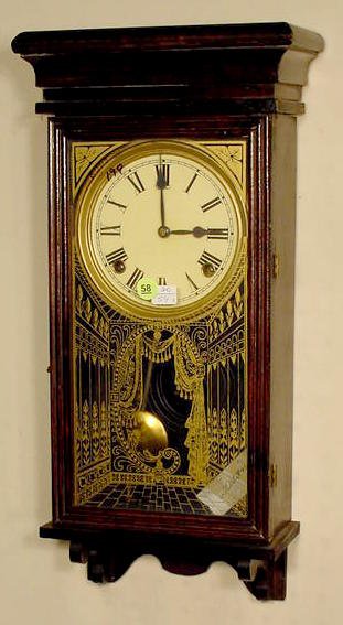 Sessions miniature store regulator: — Antique Clocks Price Guide
