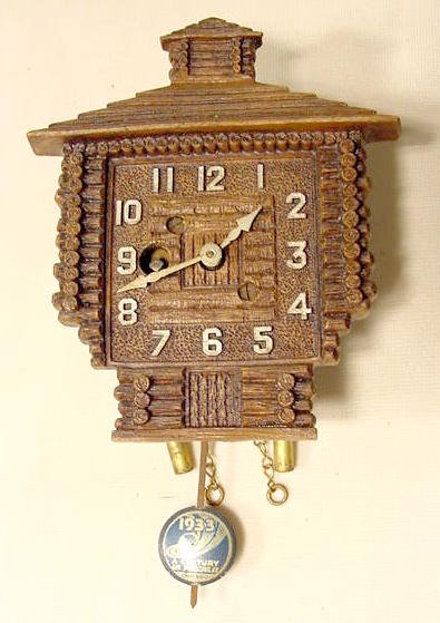 1933 Keebler World's Fair pendulette: — Antique Clocks Price Guide