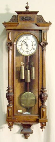 Gustav Becker 3 weight Vienna regulator: — Antique Clocks Price Guide