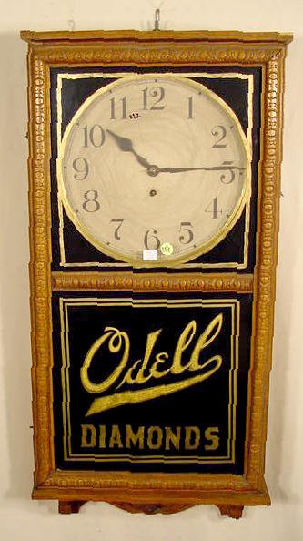 Waterbury Crane oak advertising regulator: — Antique Clocks Price Guide