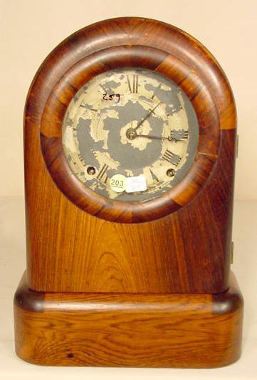 Seth Thomas rosewood dome top mantle clock: — Antique Clocks Price Guide