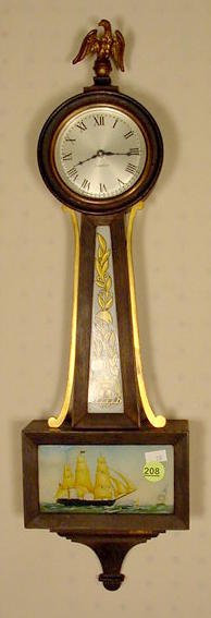 Seth Thomas Ramsgate mini banjo clock: — Antique Clocks Price Guide