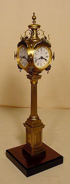 K B Germany desk top street clock: — Antique Clocks Price Guide