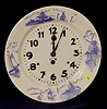 Gustav Becker hanging plate clock: