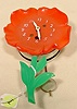 Lux plastic flower pendulette.