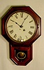 Seth Thomas rosewood regulator: time only;
