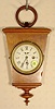 Gilbert Masonic walnut hanging clock: