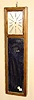 Ansonia hanging mirror clock: original finish. 