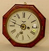 New Haven octagon hanging clock: 
