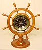 Seth Thomas 8 day brass ships bell clock: