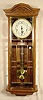 Ansonia Gold Medallion chiming wall clock: