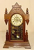 New Haven walnut parlor clock: 