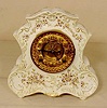 Ansonia china case clock: 