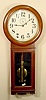 Seth Thomas No. 2 wall regulator: 1 weight time only.