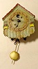 Keebler Jagged Bottom Cottage pendulette clock: 