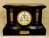Ansonia iron case mantle clock: