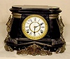 Ansonia Pompeii iron case mantle clock: 