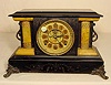 Gilbert Royal mantle clock: original finish; nice bottom label. 