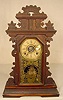 Ingraham Pansy walnut shelf clock