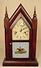 Waterbury steeple clock: original finish. 