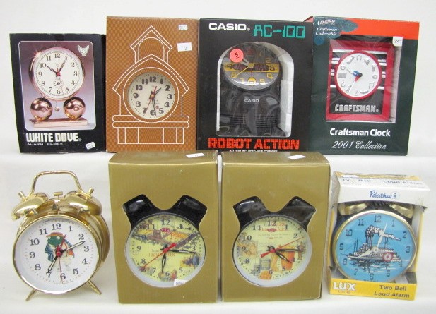 8 Collectible Alarm Clock: Robot Action and More — Antique Clocks Price Guide