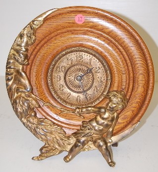 Oak Man in the Moon Dresser Clock — Antique Clocks Price Guide