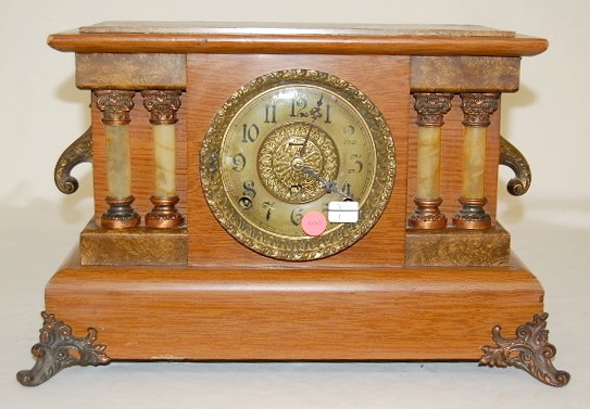 Seth Thomas 4 Column Fancy Mantle Clock — Antique Clocks Price Guide