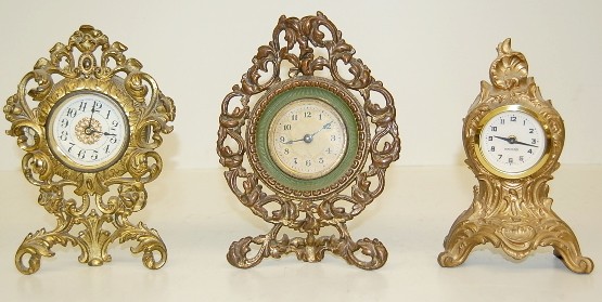 3 Iron Case Clocks Germany and Others — Antique Clocks Price Guide