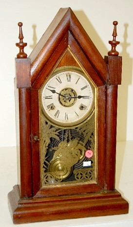 Steeple Clock w/Alarm — Antique Clocks Price Guide