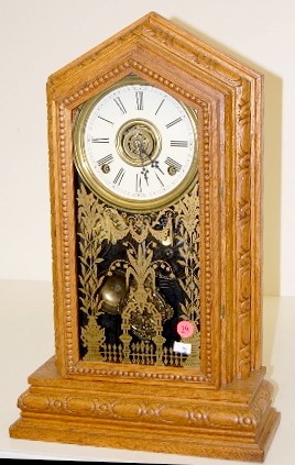 Oak Gilbert Army No.37 Kitchen Clock — Antique Clocks Price Guide
