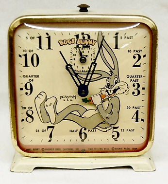 Ingraham Bugs Bunny Animated Alarm Clock — Antique Clocks Price Guide
