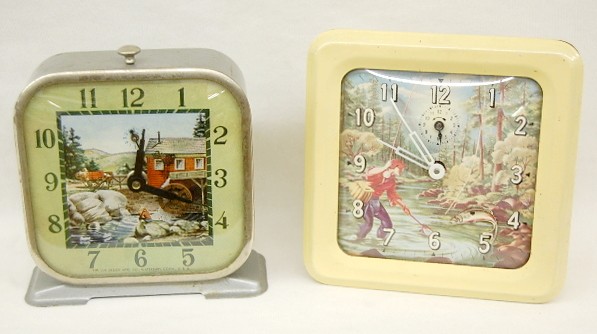 Ingraham and Lux Animated Alarm Clocks — Antique Clocks Price Guide