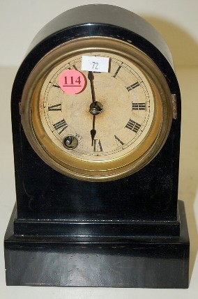 Early Iron Round Top Terry Clock — Antique Clocks Price Guide
