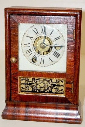 Seth Thomas Rosewood Cottage Clock w/Alarm — Antique Clocks Price Guide