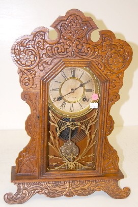 Waterbury Oak "Forum" Kitchen Clock — Antique Clocks Price Guide