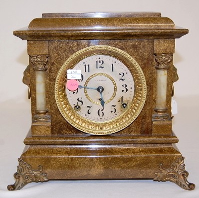 Seth Thomas Adamantine 2-Column Mantle Clock — Antique Clocks Price Guide