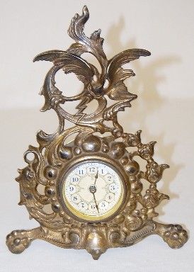 Iron Dragon Figural Novelty Clock — Antique Clocks Price Guide