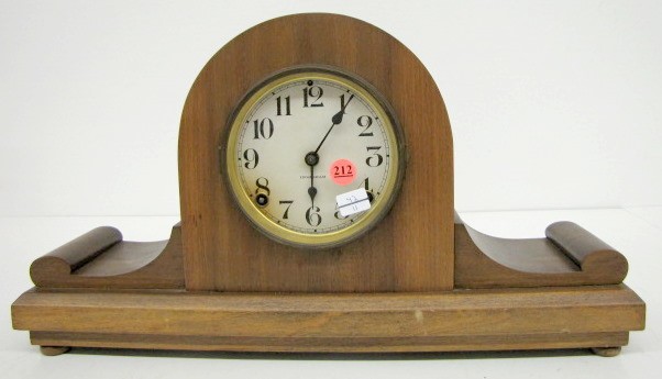 E. Ingraham Walnut Mantle Clock — Antique Clocks Price Guide
