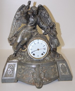 Seth Thomas Guardian Angel Statue Clock — Antique Clocks Price Guide