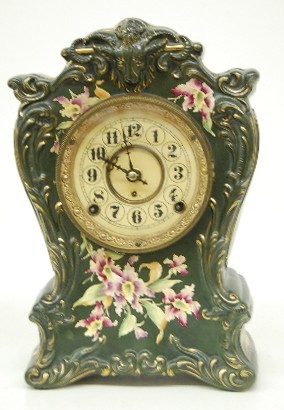 Kroeber Rams Head China Clock — Antique Clocks Price Guide