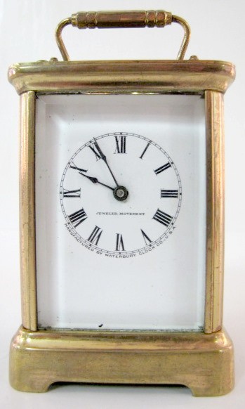 Waterbury 8 Day Repeater Carriage Clock — Antique Clocks Price Guide