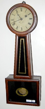 Weight Driven Banjo Clock, Signed Howard and Davis — Antique Clocks Price Guide
