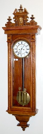 2 Wt. 8 Day German Vienna Regulator Clock — Antique Clocks Price Guide