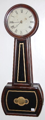Hatch Weight Driven Banjo Clock — Antique Clocks Price Guide