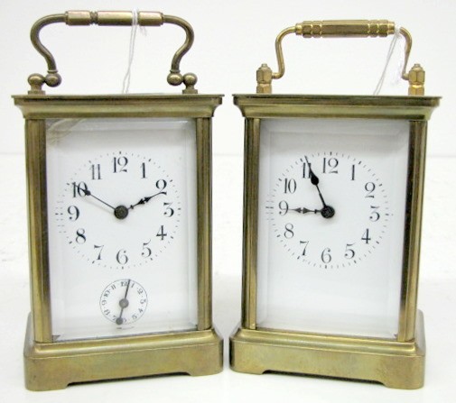 2- 8 Day French Carriage Clocks — Antique Clocks Price Guide