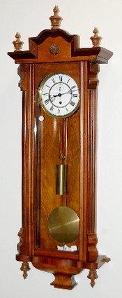 1 Wt. Signed Gustav Becker Vienna Regulator Clock — Antique Clocks Price Guide